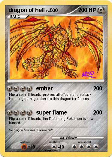 Pokemon dragon of hell