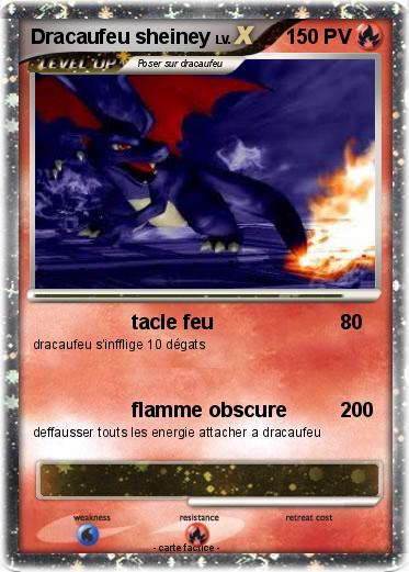 Pokemon Dracaufeu sheiney
