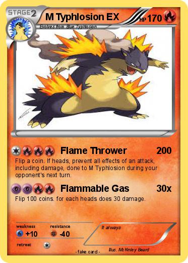 Pokemon M Typhlosion EX