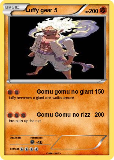 Pokemon Luffy gear 5