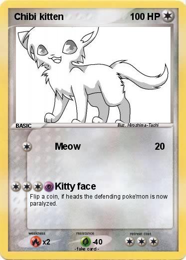 Pokemon Chibi kitten