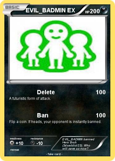 Pokemon EVIL_BADMIN EX