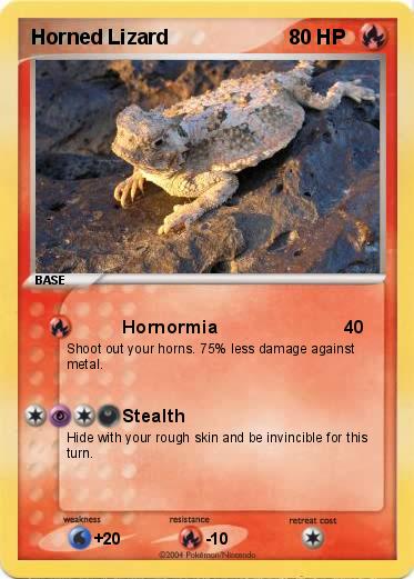Pokemon Horned Lizard
