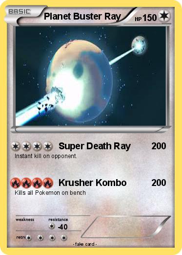 Pokemon Planet Buster Ray
