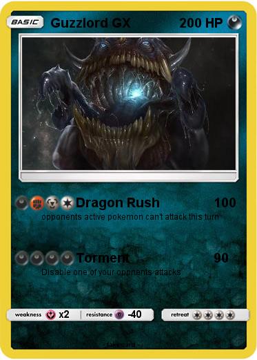 Pokemon Guzzlord GX