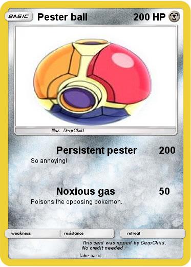 Pokemon Pester ball
