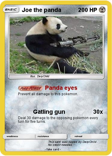 Pokemon Joe the panda