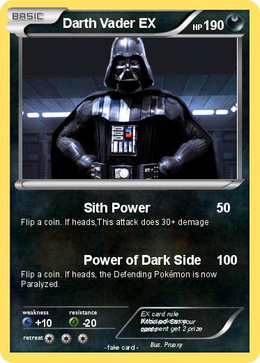 Pokemon Darth Vader EX