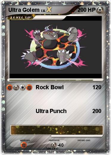 Pokemon Ultra Golem