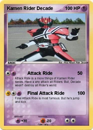 Pokemon Kamen Rider Decade