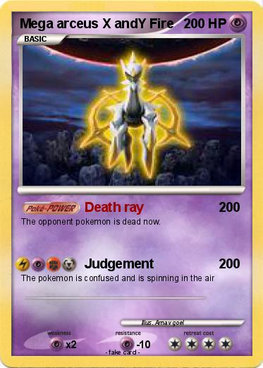 Pokemon Mega arceus X andY Fire