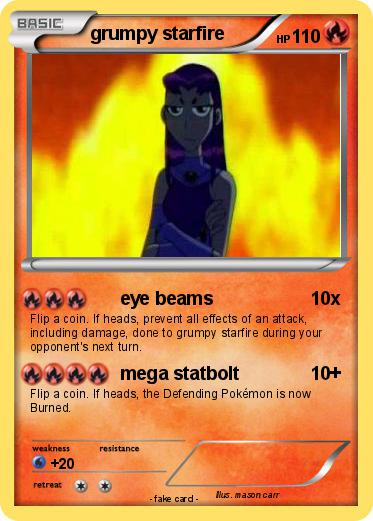 Pokemon grumpy starfire