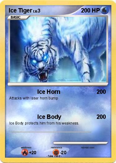 Pokemon Ice Tiger