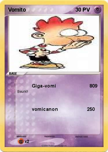 Pokemon Vomito