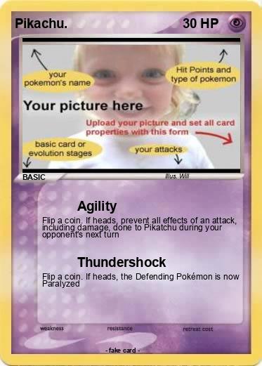 Pokemon Pikachu.