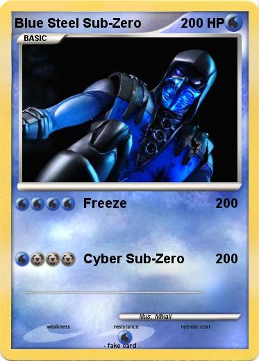 Pokemon Blue Steel Sub-Zero