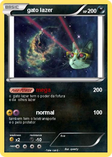 Pokemon gato lazer
