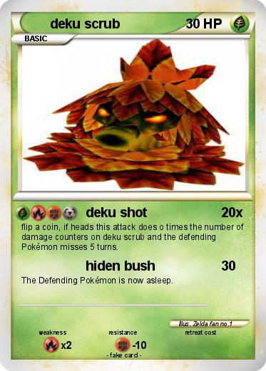 Pokemon deku scrub