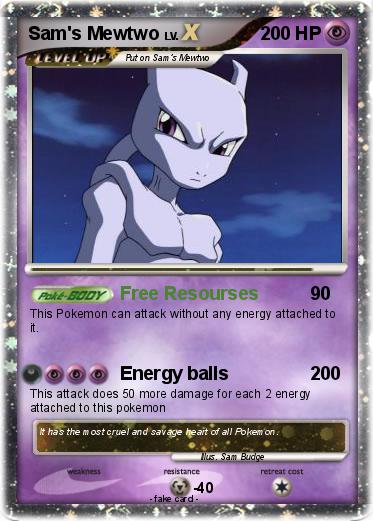 Pokemon Sam's Mewtwo