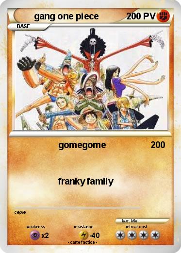Pokemon gang one piece