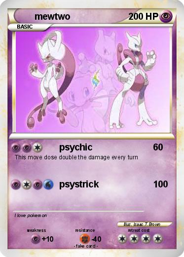 Pokemon mewtwo
