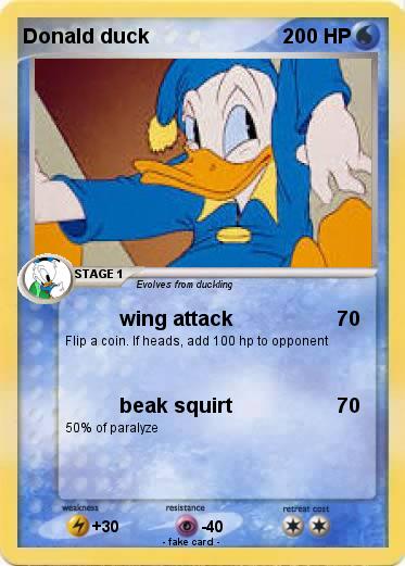 Pokemon Donald duck