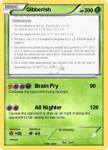 Pokemon Gibberish