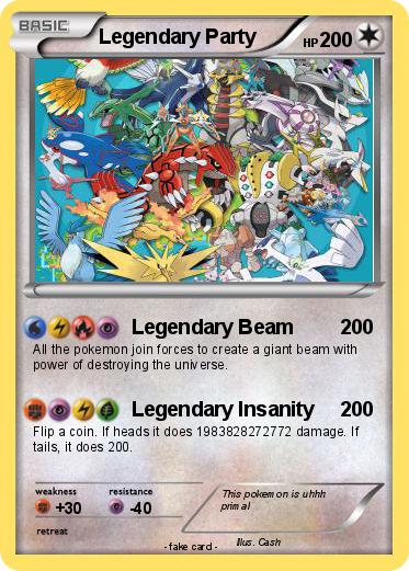 Pokemon Legendary Party