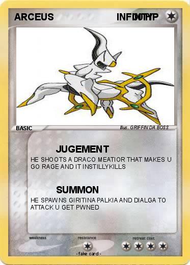 Pokemon ARCEUS                        INFINTY