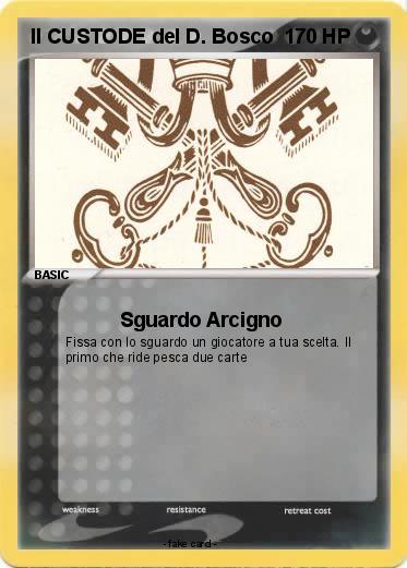 Pokemon Il CUSTODE del D. Bosco