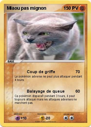 Pokemon Miaou pas mignon