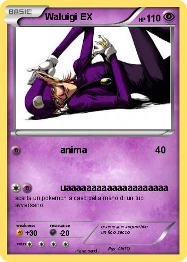 Pokemon Waluigi EX