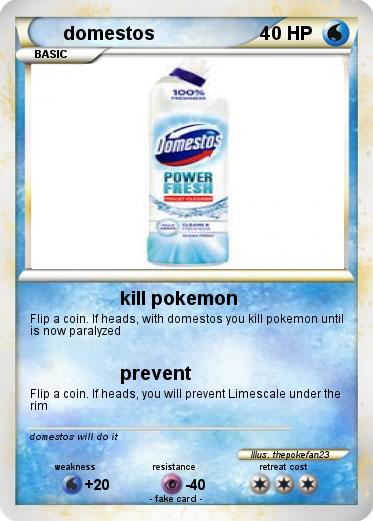 Pokemon domestos