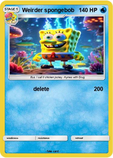 Pokemon Weirder spongebob