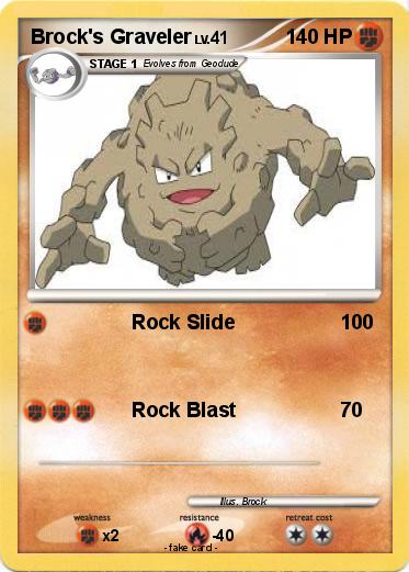 Pokemon Brock's Graveler