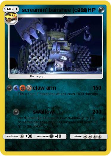 Pokemon screamin' banshee (cars)