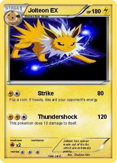 Pokemon Jolteon EX