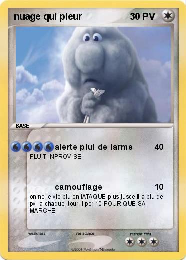 Pokemon nuage qui pleur
