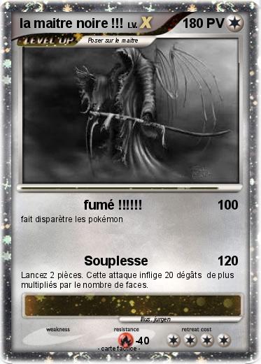 Pokemon la maitre noire !!!