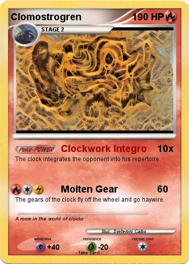 Pokemon Clomostrogren