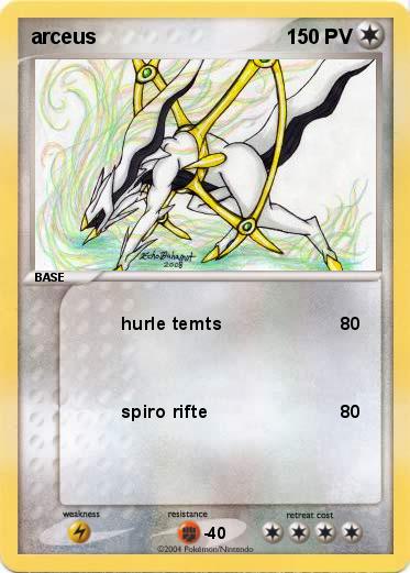 Pokemon arceus