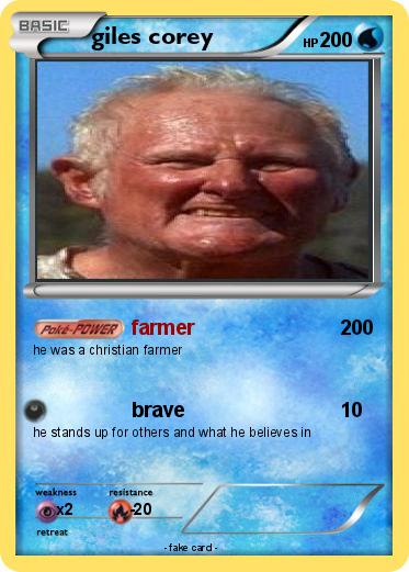 Pokemon giles corey