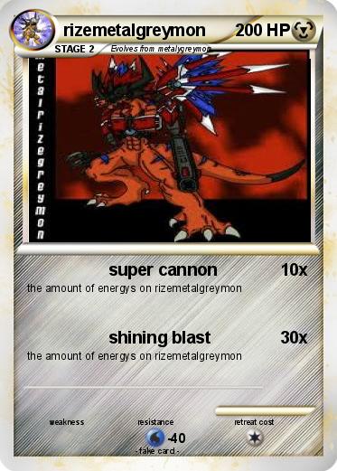 Pokemon rizemetalgreymon