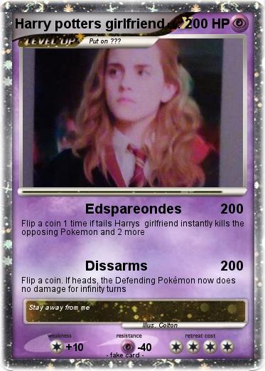 Pokemon Harry potters girlfriend