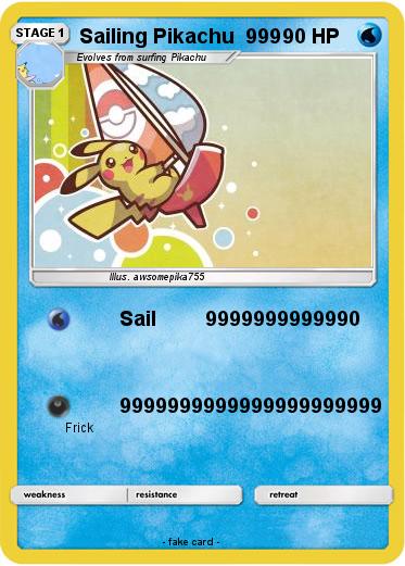 Pokemon Sailing Pikachu  999
