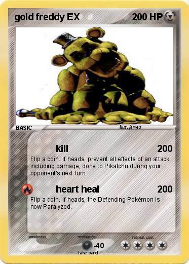 Pokemon gold freddy EX