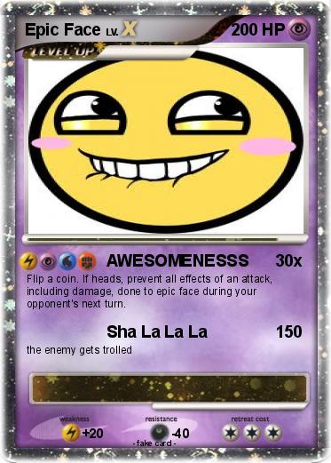 Pokemon Epic Face