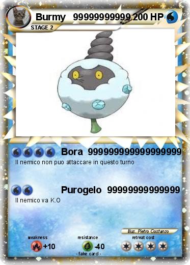 Pokemon Burmy   99999999999