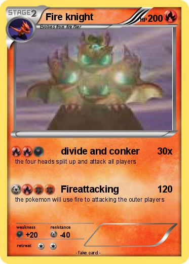 Pokemon Fire knight