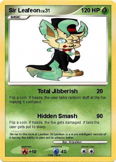 Pokemon Sir Leafeon